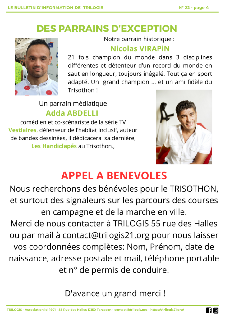 TRILOGIS La Lettre n°22 mars 2026