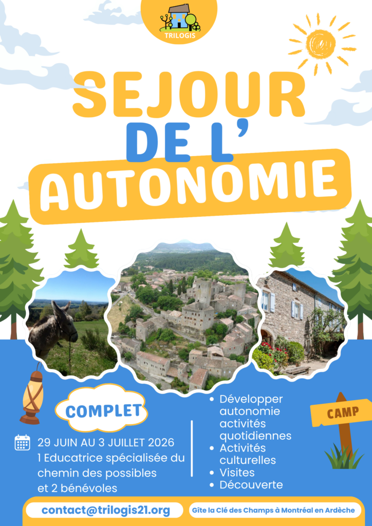 SEJOUR DE L’AUTONOMIE