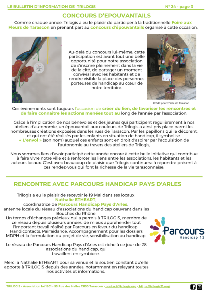 TRILOGIS La Lettre n°24 juin 2026